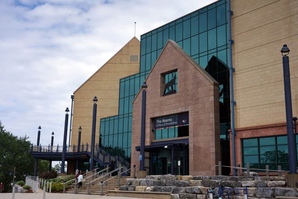 Exterior of The Rooms, Newfoundland and Labrador’s provincial museum, art gallery and archives in St. John’s.